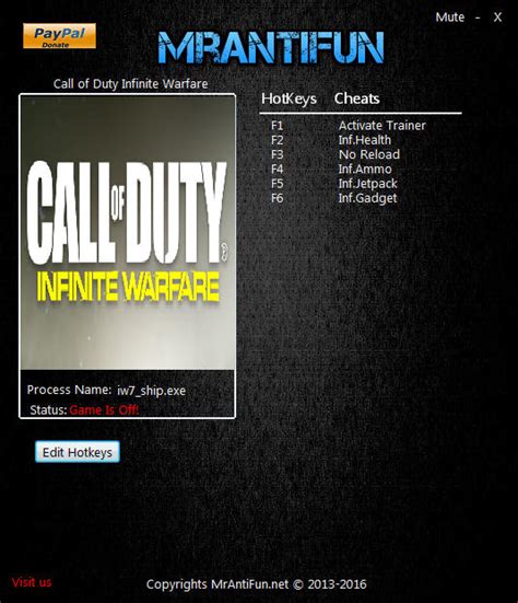 infinite warfare trainer|infinite warfare hacks xbox one.